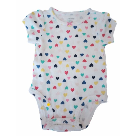 Carter's 2pc Overall Skirt/Bodysuit Outfit sz 3M Girls - Picture 3 of 7